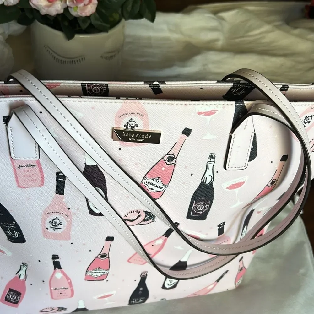 kate spade pictures lining tote